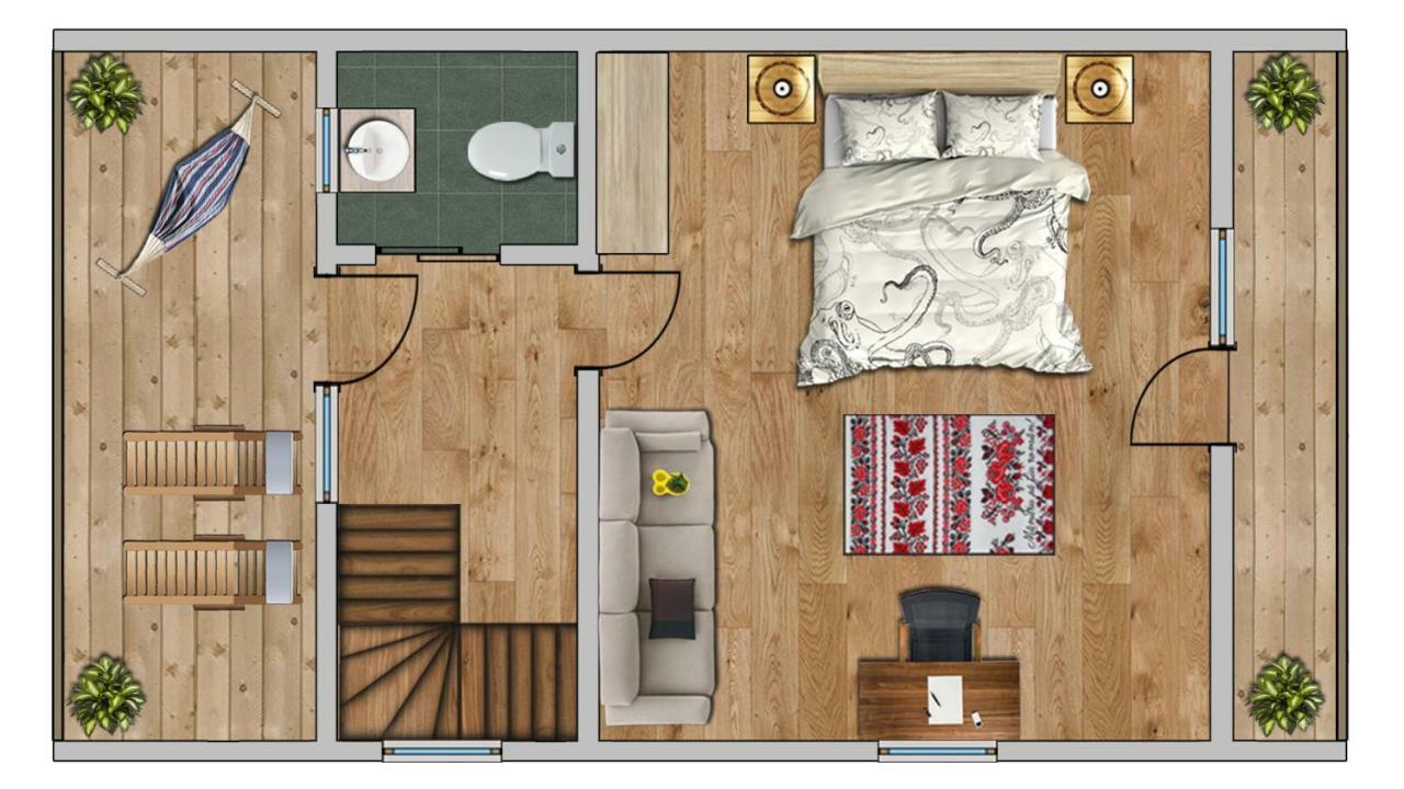 Magnolia Resort Chalets Viseu de Sus Luaran gambar